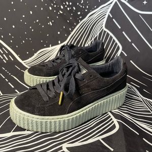 Puma Platform Black Low Cut Sneakers Fenty by Rihanna US Women’s 5.5